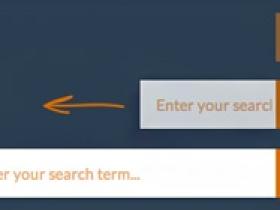 手机端抽屉式搜索框