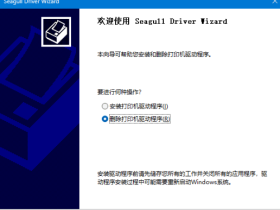 打印机驱动卸载工具 – Seagull Drivers Wizard